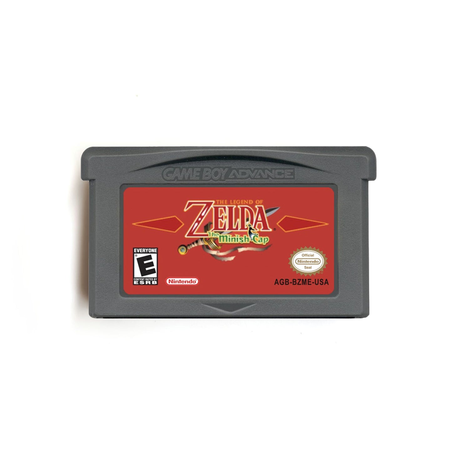 The Legend of Zelda minish cap cartridge with tray box for gbc game boy color