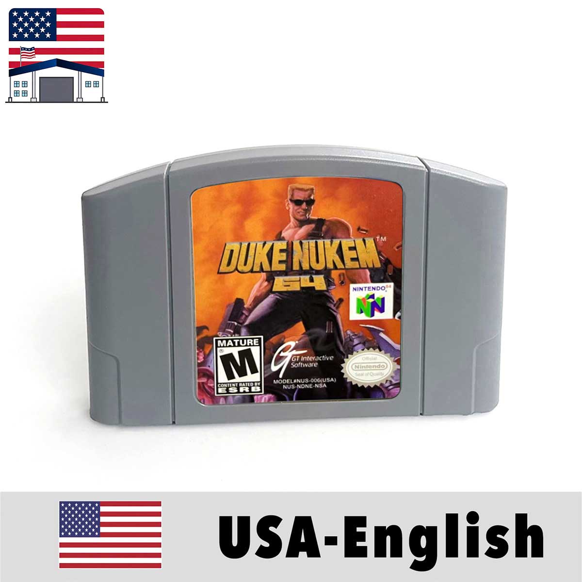 （Shipped From The United States) USA NTSC Version English Retro Video Game Consoles 64bit Game Cartridge for N64