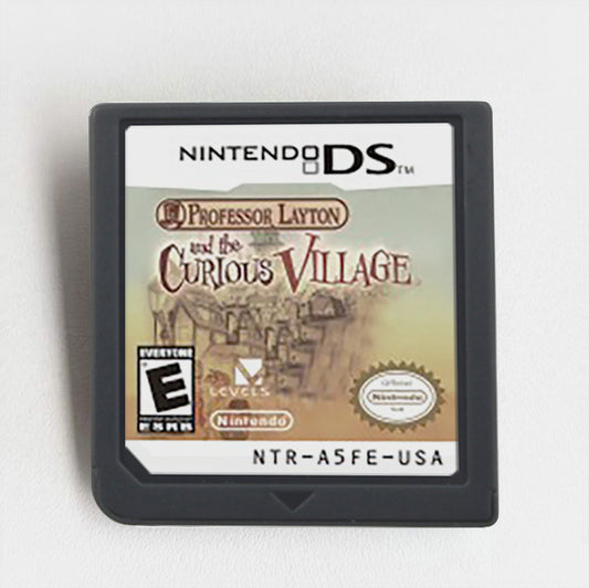 Professor Layton and the Curious Village Nintendo DS Mystery with Brain - Teasing Puzzles Game cartridge for Nintendo Ds 3ds 2ds