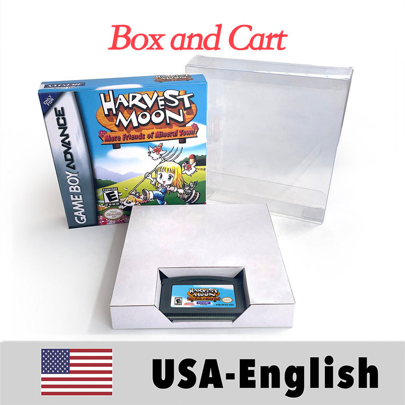 USA Englsih Zelda,super Mario,Castlevania,Metroid,Kirby,Final Fantasy,donkey Kong,Fire Emblem Nintendo box tray Game Cartridge for Gba