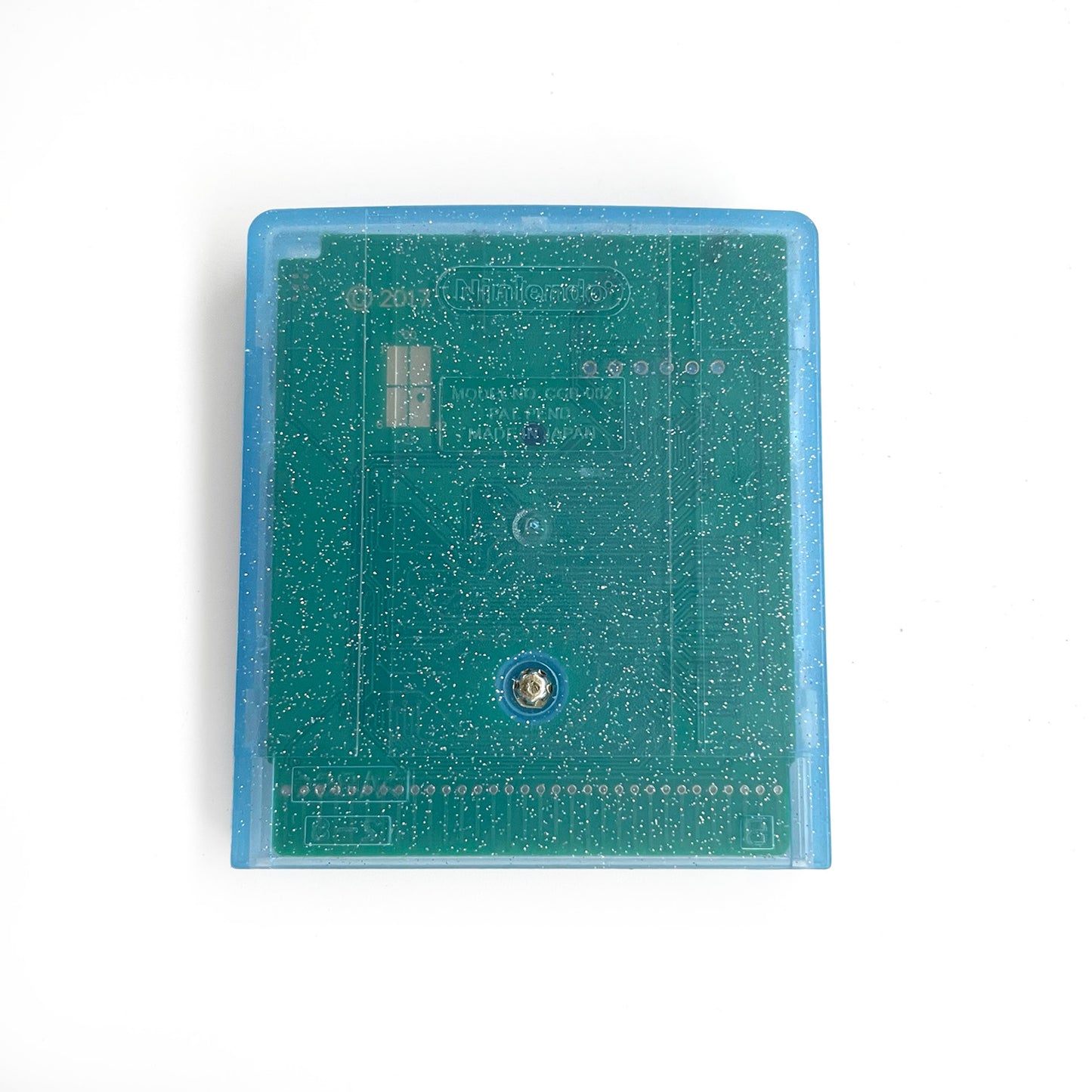 GBC game ESP Spanish pokemon crystal version RTC Flash cart Battery save Nintendo pokemon cristal cartridge tray box game boy color