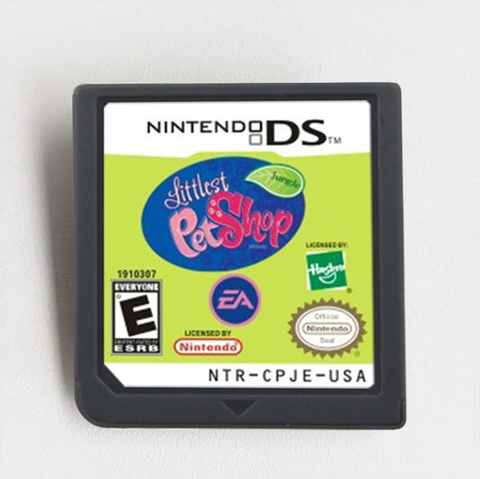 Littlest Pet Shop Jungle DS Adopt Exotic Pets Build Habitats & Explore Game cartridge for Nintendo Ds 3ds 2ds