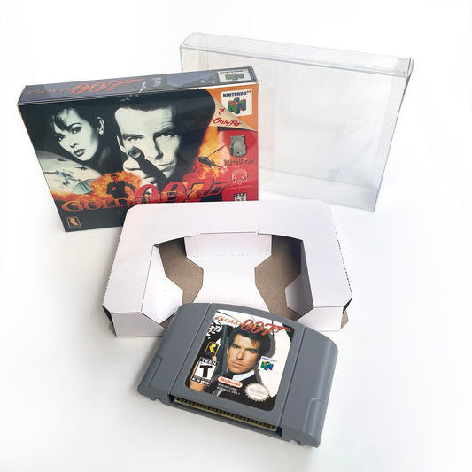 goldeneye 007 game cartridge with tray box for N64 Nintendo 64