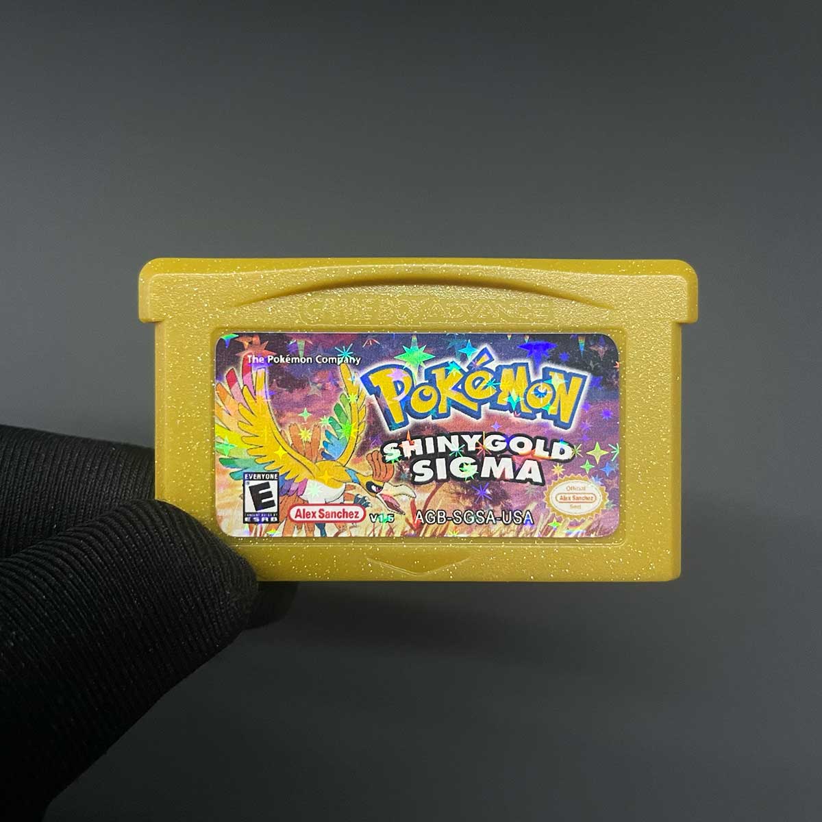 Pokemon shiny gold sigma v1.5.1 ( RTC Flash cart ) Cartridge for GBA