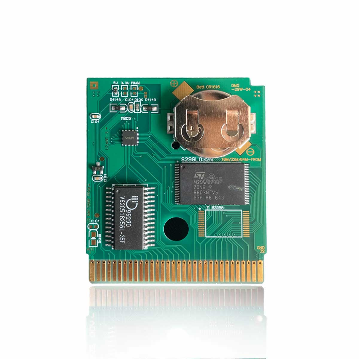 Game Cartridge (PCB battery save) cart for Gameboy games gbc