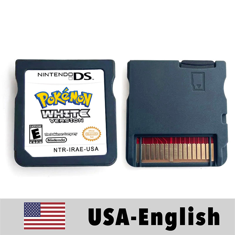 USA FRA ITA NOE ESP Pokemon HeartGold SoulSilver Black 1 2 White 1 2 Nintendo Game Cartridge for DS NDS 3DS