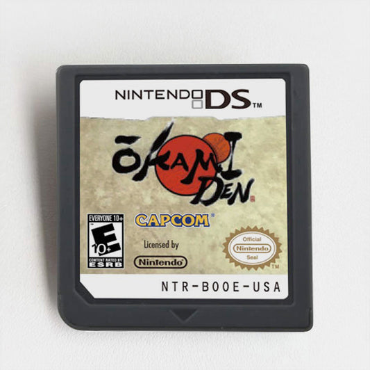 Okamiden Game cartridge for Nintendo Ds 3ds 2ds