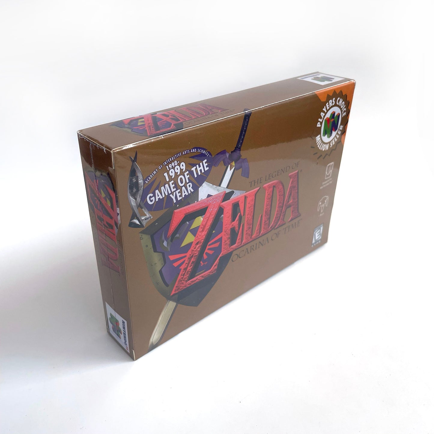 Zelda ocania of time game cartridge with tray box for N64 Nintendo 64