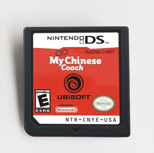My Chinese Coach DS Learn Mandarin with Touchscreen Writing & Voice Drills Game cartridge for Nintendo Ds 3ds 2ds