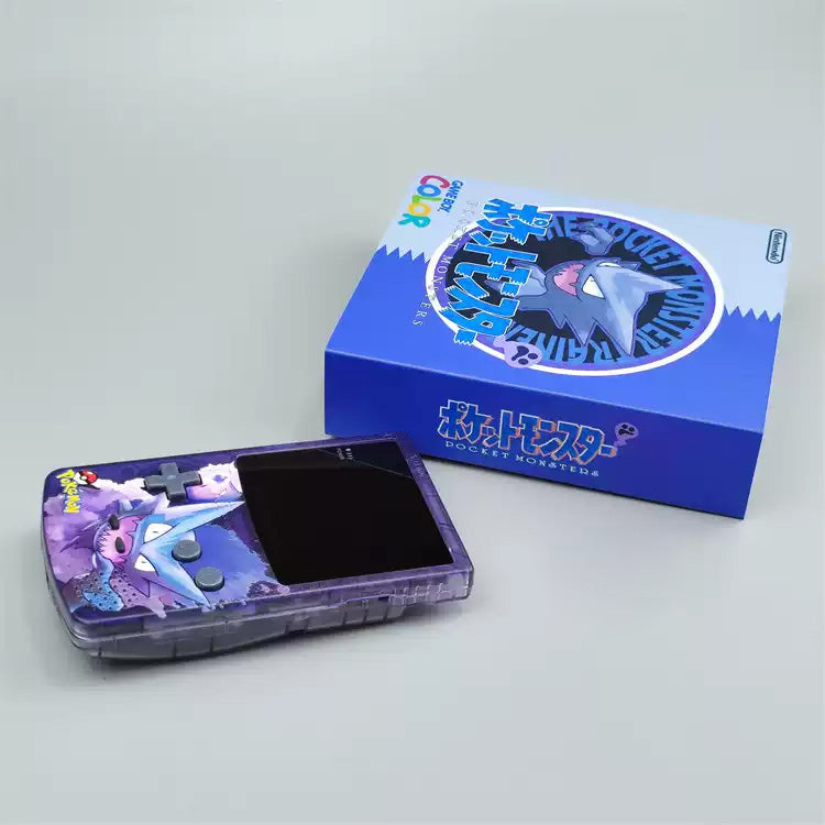 GBC GAMEBOY COLOR game console, high brightness handheld console, point-to-point full fit Ghost Stone