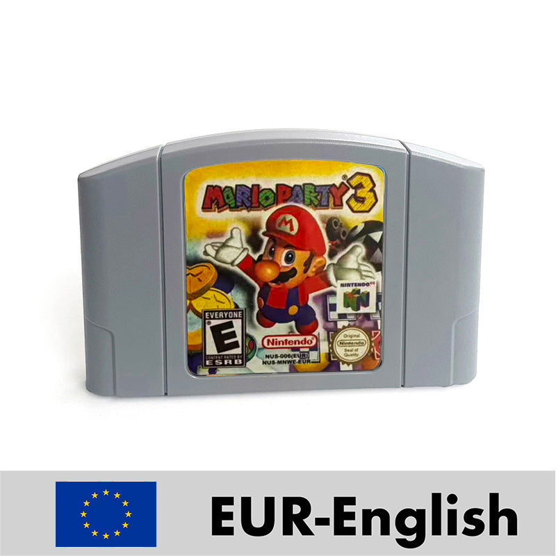 EUR PAL Version English Zelda Major Mask Resident Evil 2 Banjo Kazooie Mario Party 2 Game Cartridge for N64 Nintendo 64