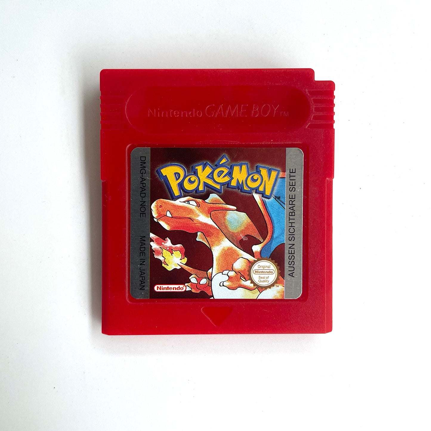 pokemon red version Battery save IC save  Manual cartridge with tray box for gbc game boy color
