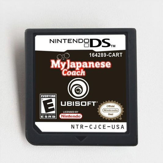 My Japanese Coach DS Touchscreen Kanji Practice & Voice Drills Game cartridge for Nintendo Ds 3ds 2ds