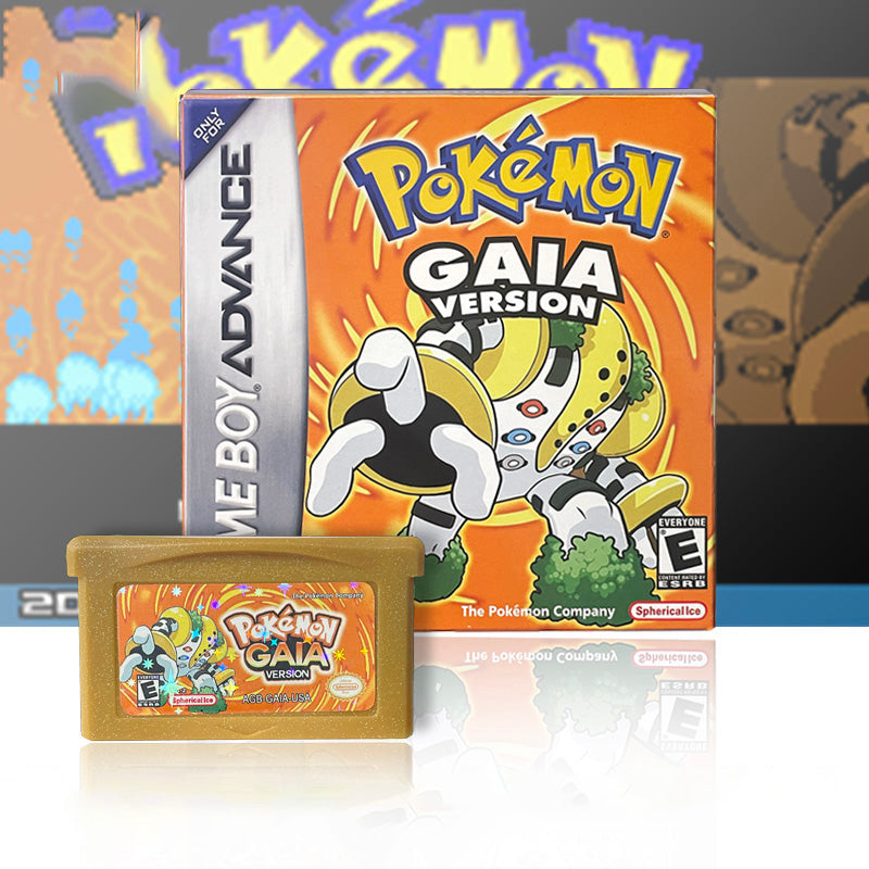USA ESP Pokemon GAIA ( 1 M Flash cart ) Cartridge for GBA