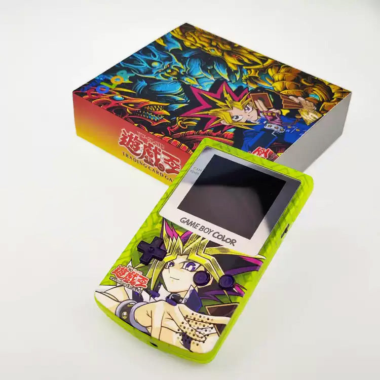 GBC customized GAMEBOY COLOR game console, high brightness handheld console, point-to-point full fit game king