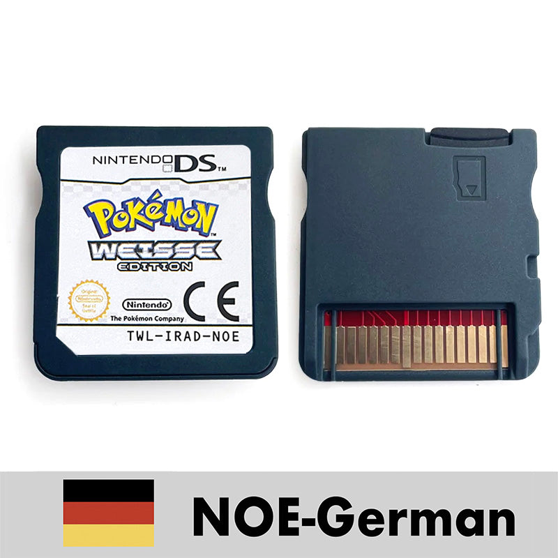 USA FRA ITA NOE ESP Pokemon HeartGold SoulSilver Black 1 2 White 1 2 Nintendo Game Cartridge for DS NDS 3DS