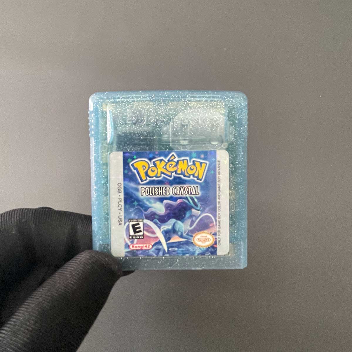 GBC Game USA Pokemon POLISHED CRYSTAL v3.1.1 RTC Flash cart Real Time Clock Cartridge Card Rom Hack English