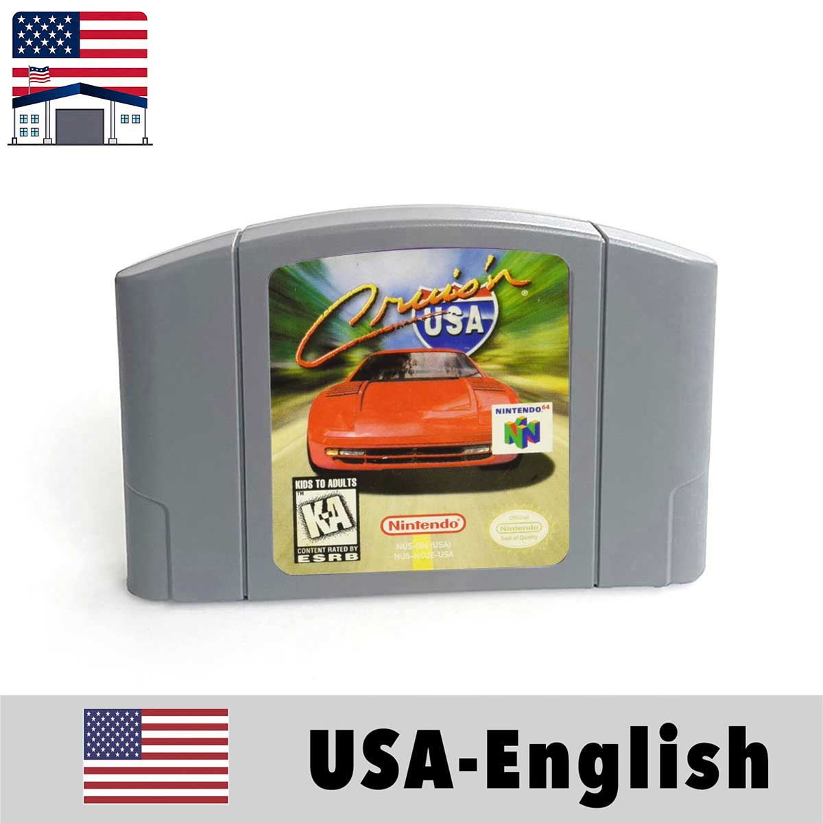 （Shipped From The United States) cruis'n Dragonball-Z-Kart-N64 F-ZEROX USA NTSC Version English Retro Video Game Consoles 64bit Game Cartridge for N64