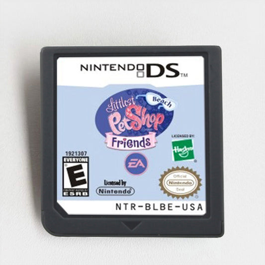 Littlest Pet Shop Beach Friends DS Sim 20+ Beach Breeds 60+ Accessories & Water Games Game cartridge for Nintendo Ds 3ds 2ds