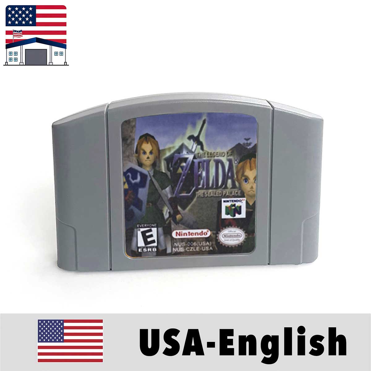 （Shipped From The United States) THE-LEGEND-OF-ZELDA Series USA NTSC Version English Retro Video Game Consoles 64bit Game Cartridge for N64