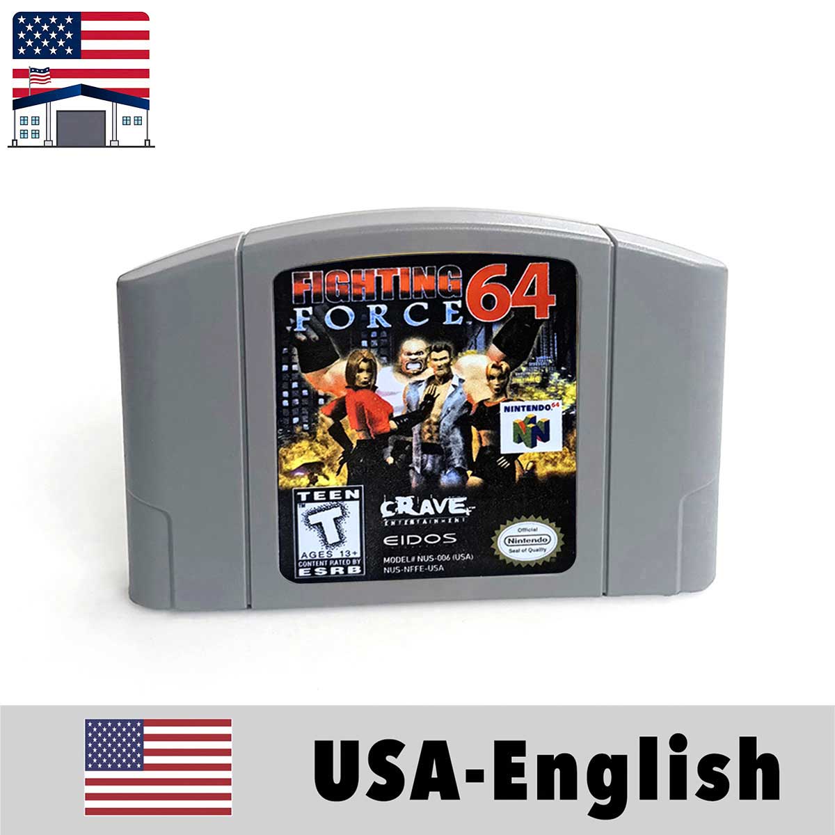 （Shipped From The United States) USA NTSC Version English Retro Video Game Consoles 64bit Game Cartridge for N64