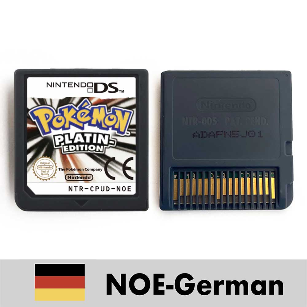 ESP ITA FRA USA EUR NOE Pokemon HeartGold SoulSilver Platinum Diamond Pearl Nintendo Video Console Game Cardride For DS 2DS 3DS