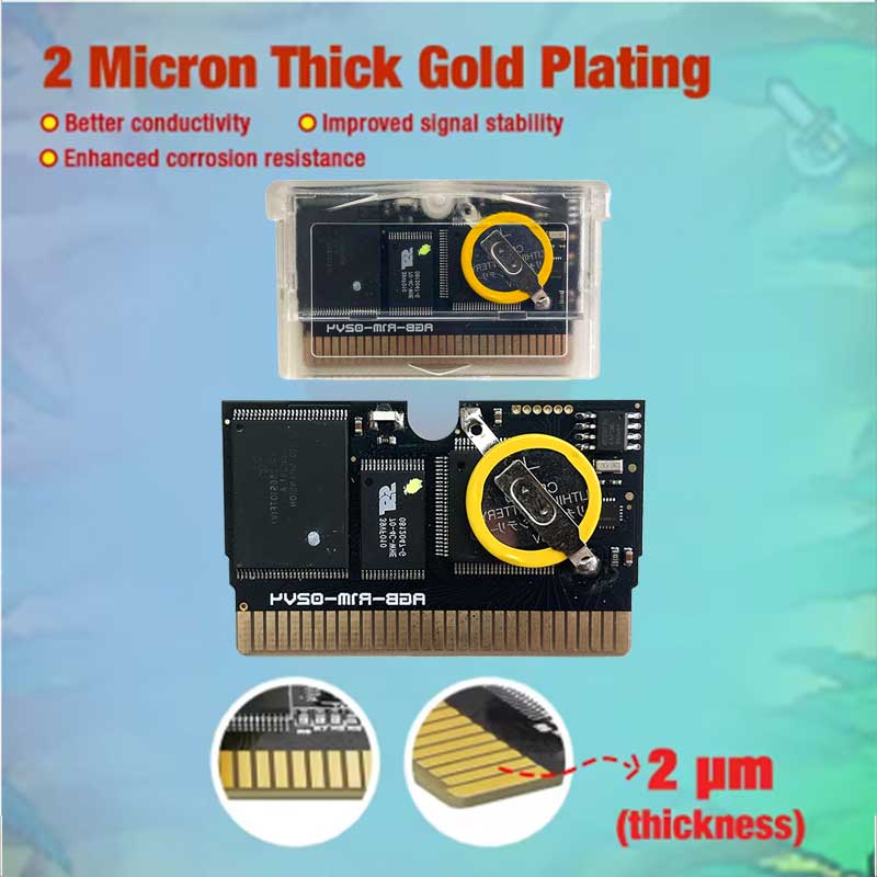 Flash Cartridge Fit Game Console Storage 1MB Static RAM Rewritable RTC Solar Light Sensor 32MB Cartridge Game Cartridge for GBA