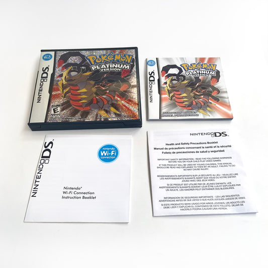 Pokemon USA English Platinum Version game cartridge with box for nintendo DS