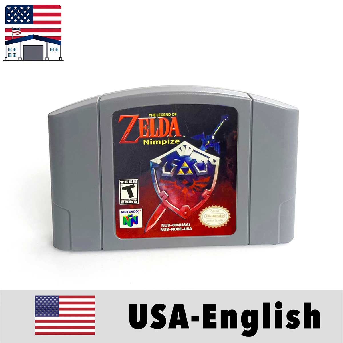 （Shipped From The United States) THE-LEGEND-OF-ZELDA Series USA NTSC Version English Retro Video Game Consoles 64bit Game Cartridge for N64