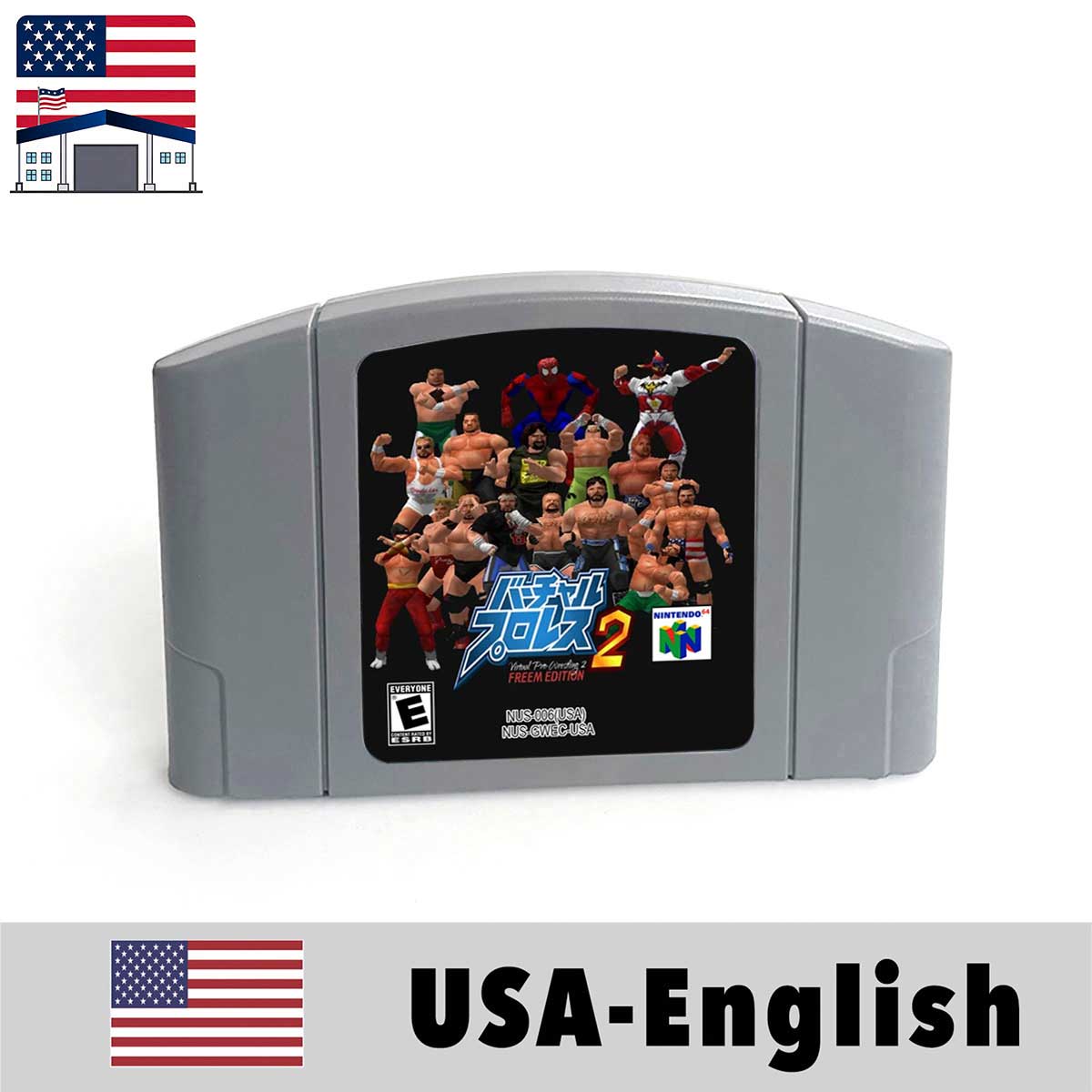 （Shipped From The United States) Mortal-Kombat Series WCW WWF USA NTSC Version English Retro Video Game Consoles 64bit Game Cartridge for N64