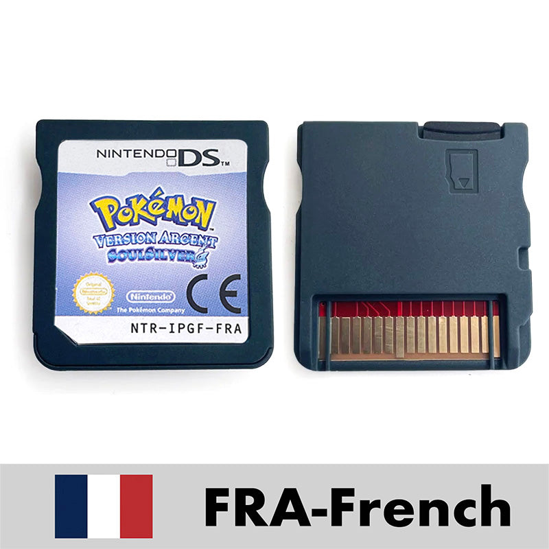 USA FRA ITA NOE ESP Pokemon HeartGold SoulSilver Black 1 2 White 1 2 Nintendo Game Cartridge for DS NDS 3DS