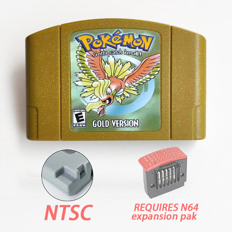 （Shipped from the United States) USA English IC Save Pokemon Emerald Leafgreen Ruby Firered Sapphire 5-in-1 Game Cartridge for GBAUSA NTSC Pokemon blue/crystal /red silver /yellow /gold /green Game Cartridge 64 Bit Game Consoles for N64