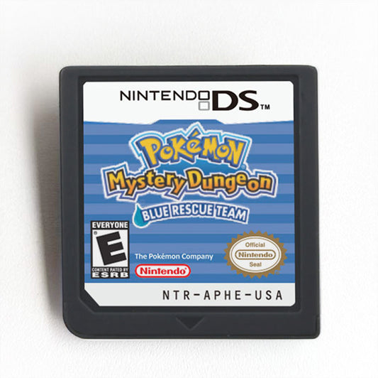 Pokemon Mystery Dungeon Blue Rescue Team Game cartridge for Nintendo Ds 3ds 2ds