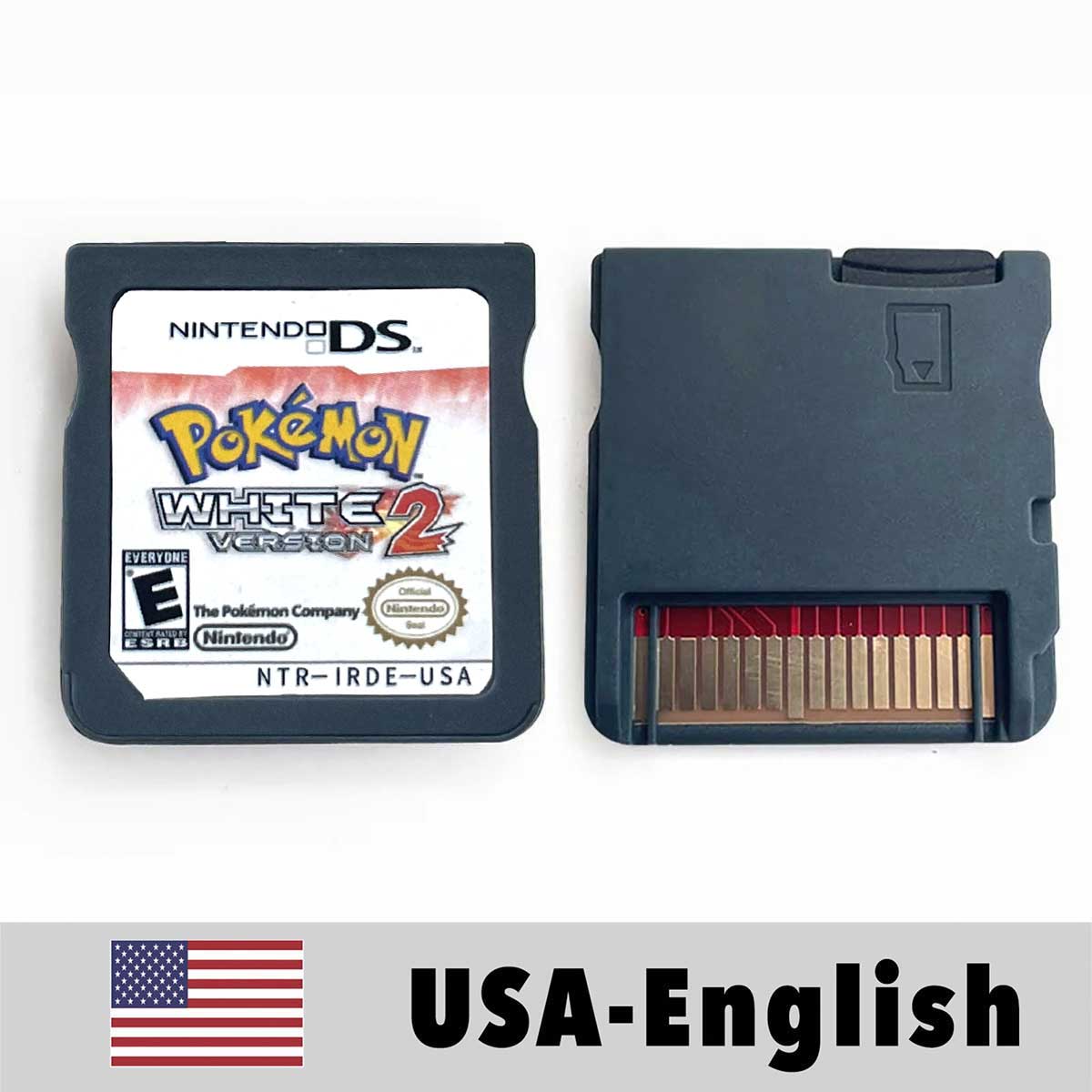 USA English Pokemon black 1 2 White 1 2 box Game Cartridge for DS NDS 3DS
