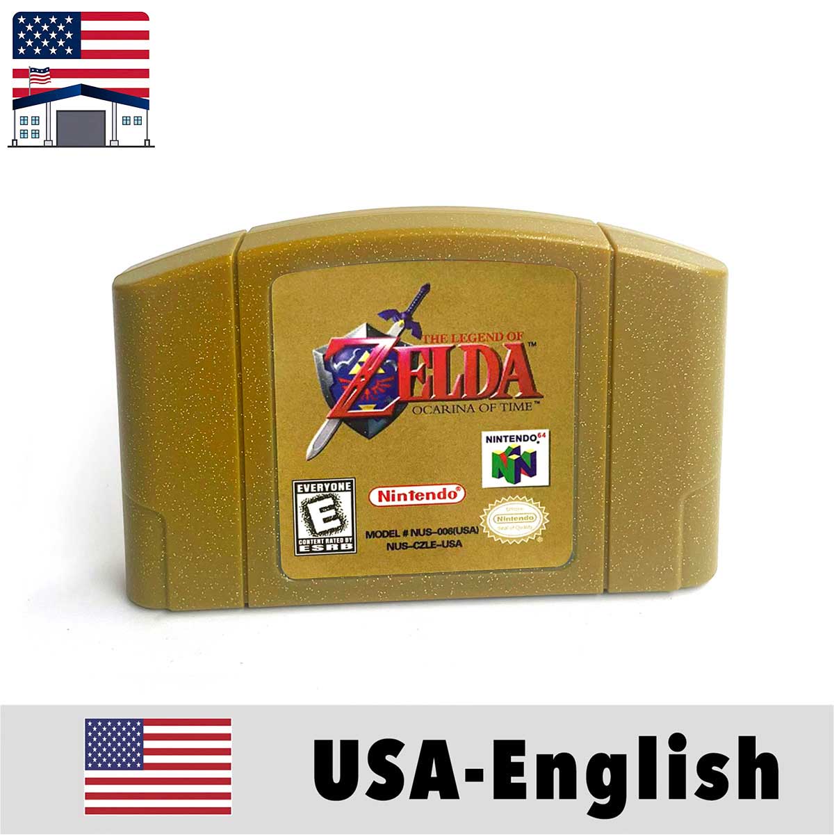 （Shipped From The United States) THE-LEGEND-OF-ZELDA Series USA NTSC Version English Retro Video Game Consoles 64bit Game Cartridge for N64