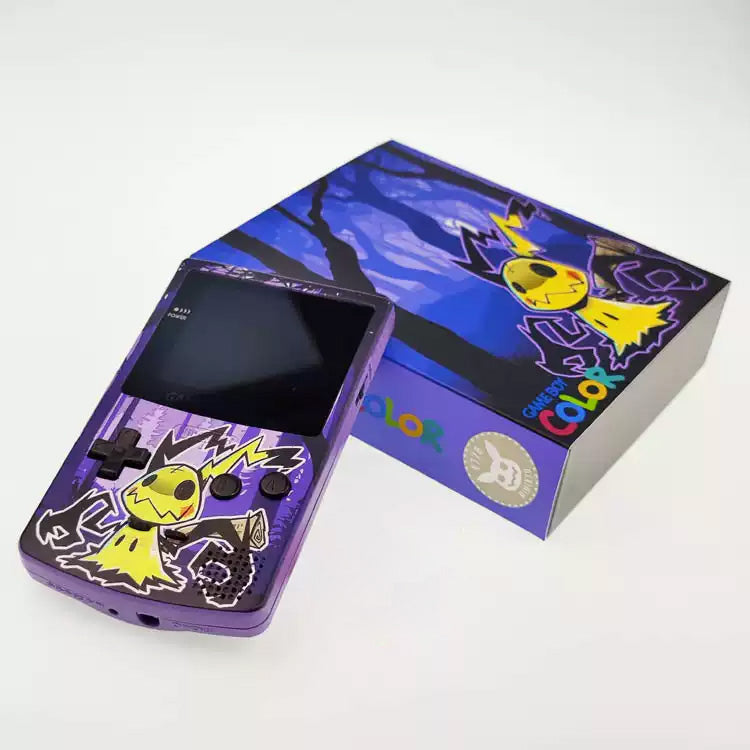 GBC customized GAMEBOY COLOR game console highlights point-to-point full fit clown