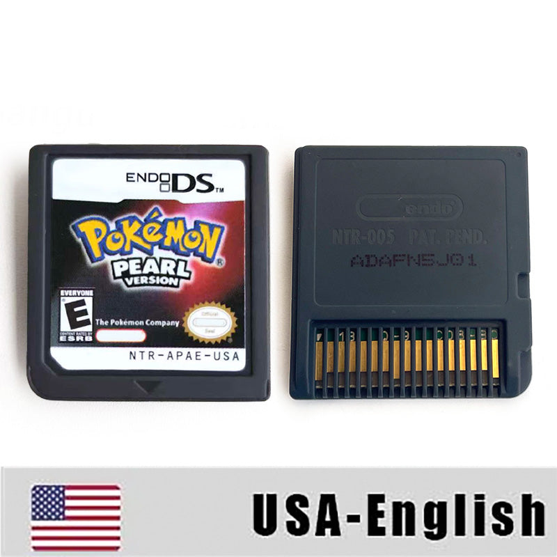 ESP ITA FRA USA EUR NOE Pokemon HeartGold SoulSilver Platinum Diamond Pearl Nintendo Video Console Game Cardride For DS 2DS 3DS