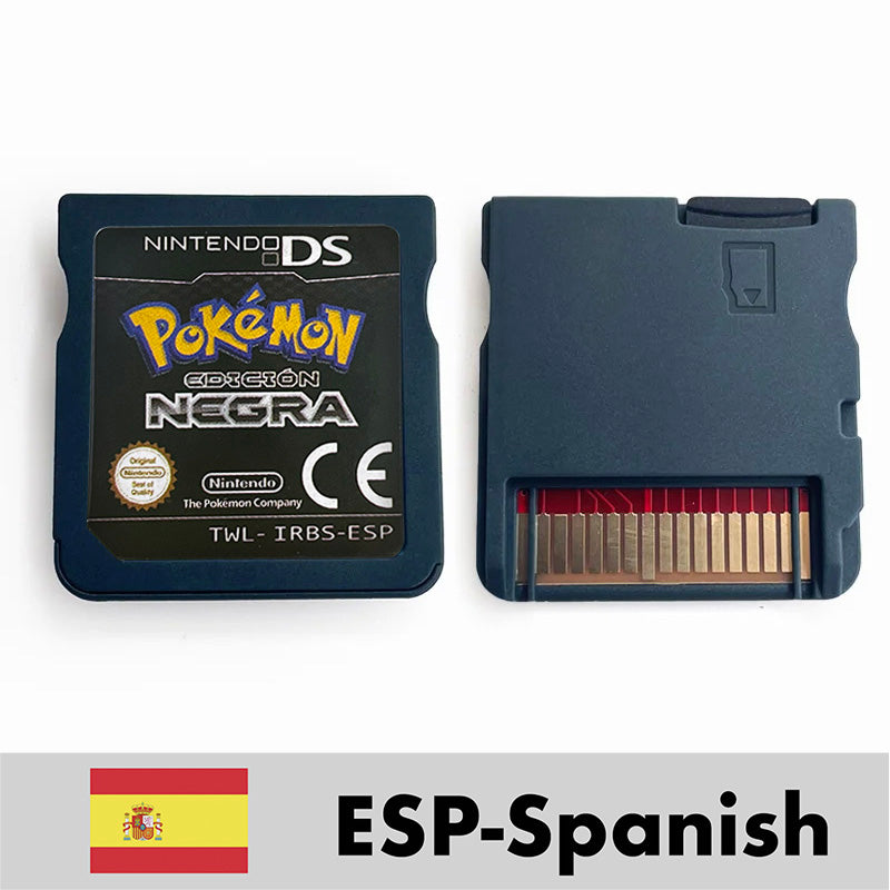 USA FRA ITA NOE ESP Pokemon HeartGold SoulSilver Black 1 2 White 1 2 Nintendo Game Cartridge for DS NDS 3DS