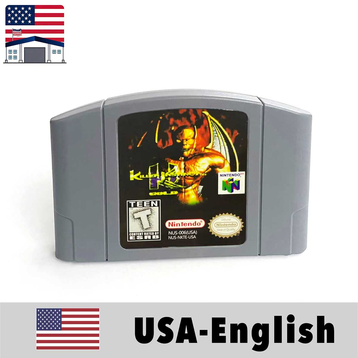 （Shipped From The United States) USA NTSC Version English Retro Video Game Consoles 64bit Game Cartridge for N64