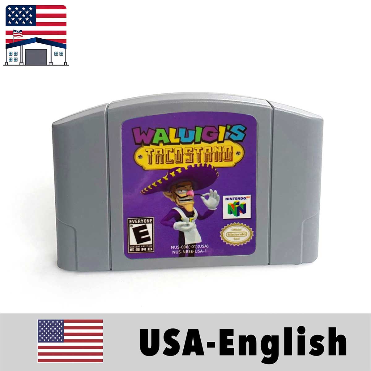 （Shipped From The United States) USA NTSC Version English Retro Video Game Consoles 64bit Game Cartridge for N64