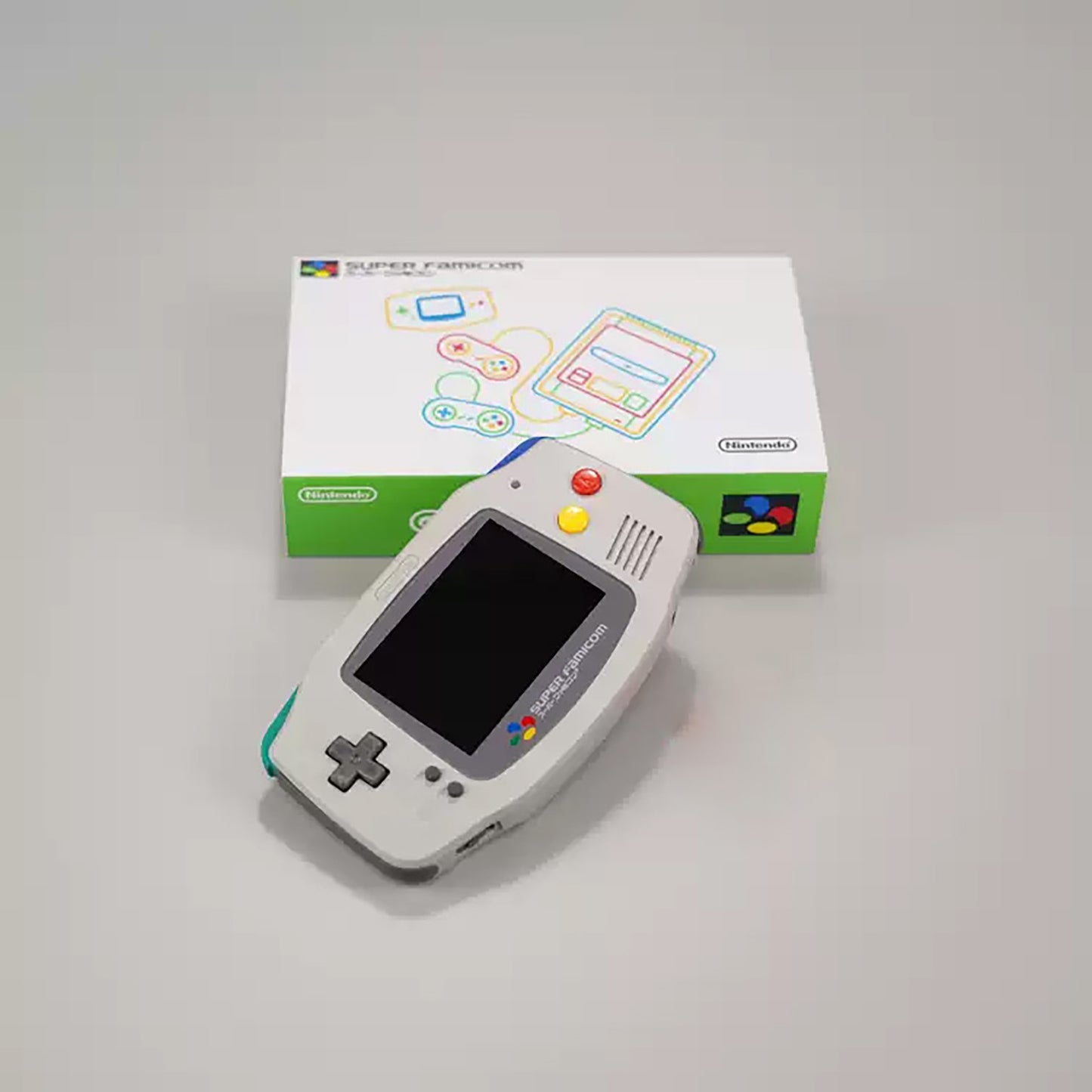 Nintendo GAMEBOY Advance SFC GBA Color Gaming Console High Brightness Full Set Shell and Whole Machine