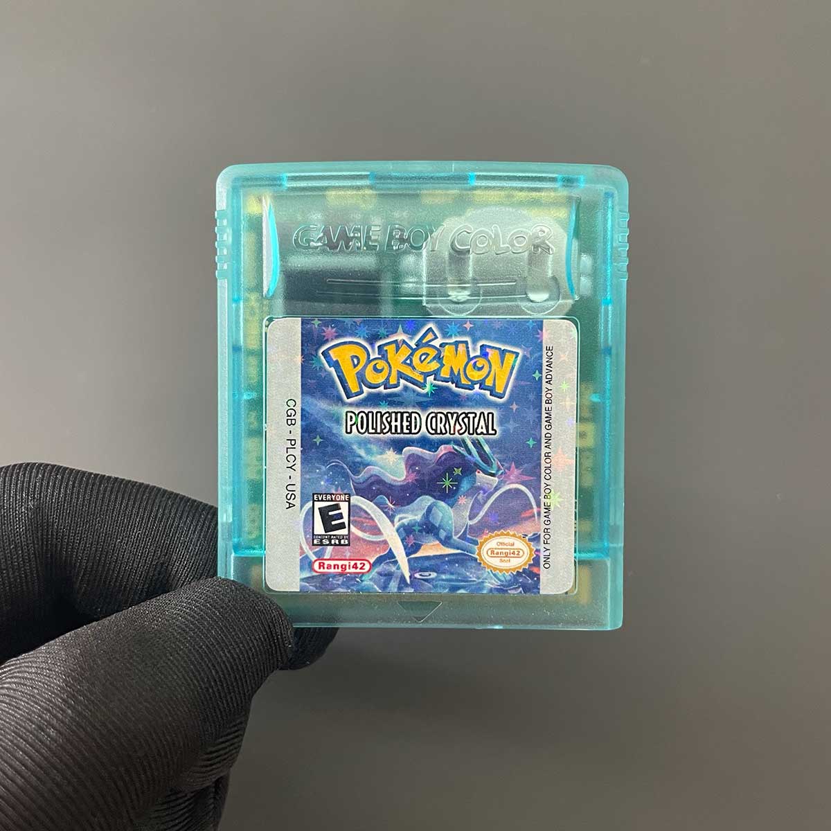 GBC Game USA Pokemon POLISHED CRYSTAL v3.1.1 RTC Flash cart Real Time Clock Cartridge Card Rom Hack English