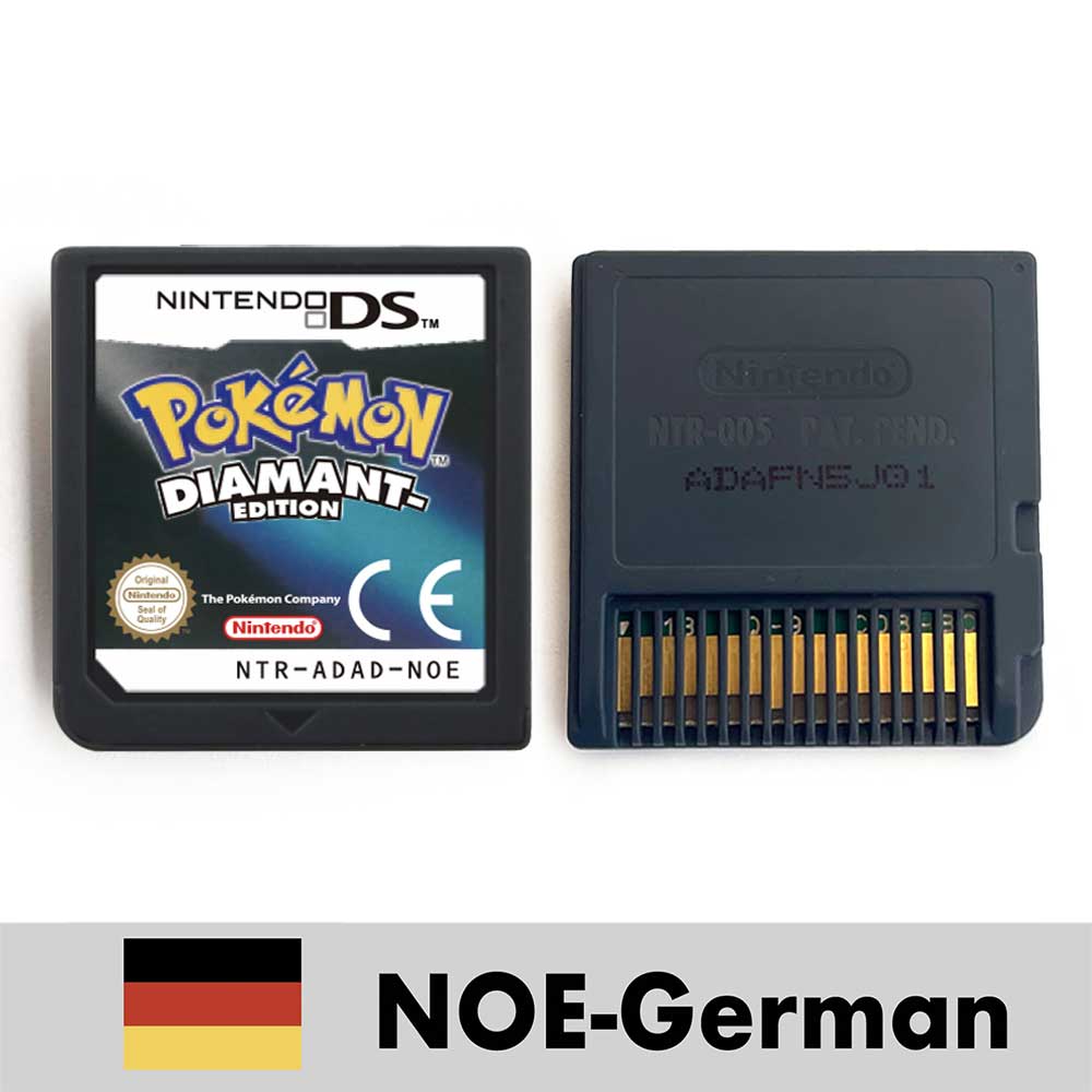 ESP ITA FRA USA EUR NOE Pokemon HeartGold SoulSilver Platinum Diamond Pearl Nintendo Video Console Game Cardride For DS 2DS 3DS