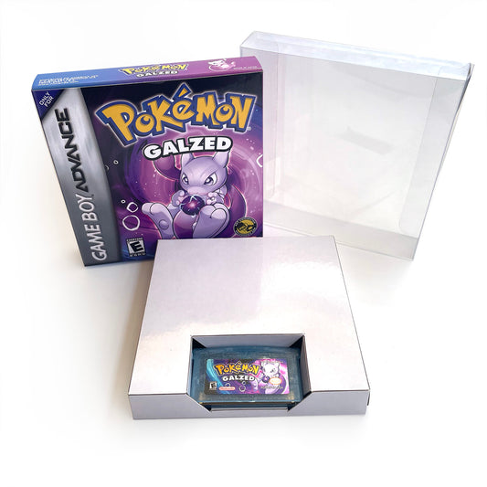 pokemon galzed RTC Flash cart game cartridge with tray box for gba game boy advance