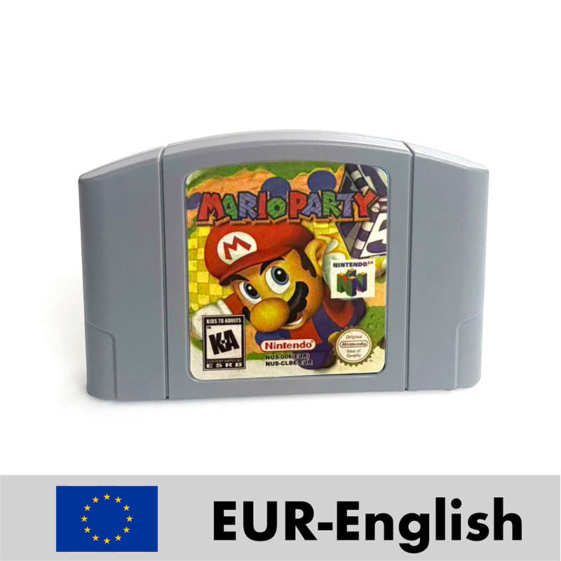 EUR PAL Version English Zelda Major Mask Resident Evil 2 Banjo Kazooie Mario Party 2 Game Cartridge for N64 Nintendo 64