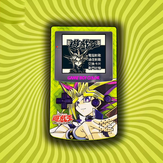 GBC customized GAMEBOY COLOR game console, high brightness handheld console, point-to-point full fit game king