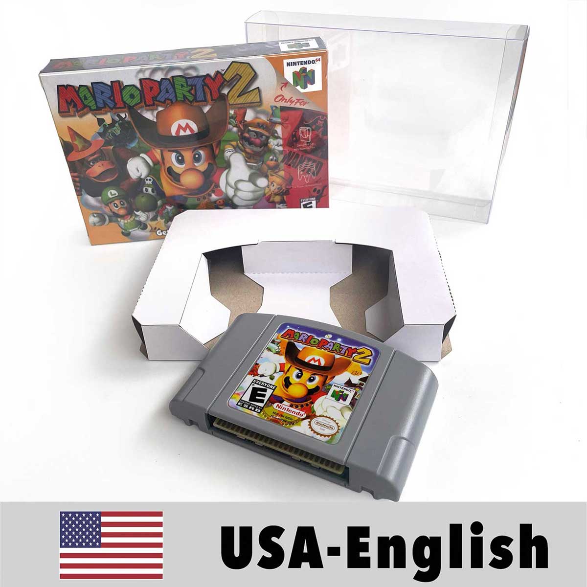 USA NTSC Banjo Donkey Kong 64 Kirby 64 Mario Party Pokemon Stadium Zelda Goldeneye 007 Game Cartridge Tray BOX for N64