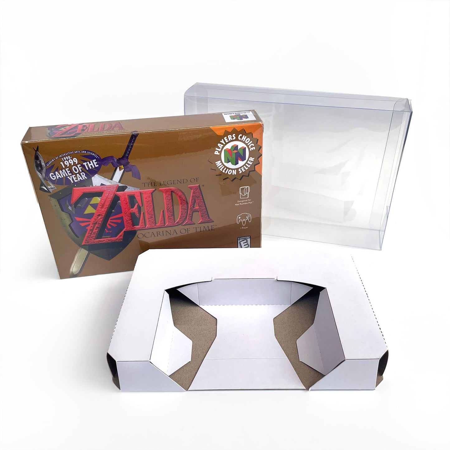 Zelda ocania of time game cartridge with tray box for N64 Nintendo 64