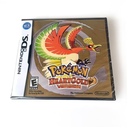 Pokemon sealed Heartgold  With Game cartridge Box Manual Ds Games for Nintendo Ds 3ds 2ds