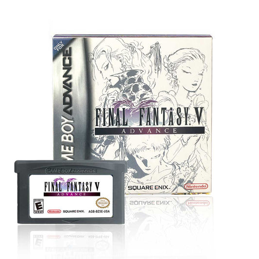 USA Englsih Final Fantasy V Nintendo Tray Box Game Cartridge for Gba